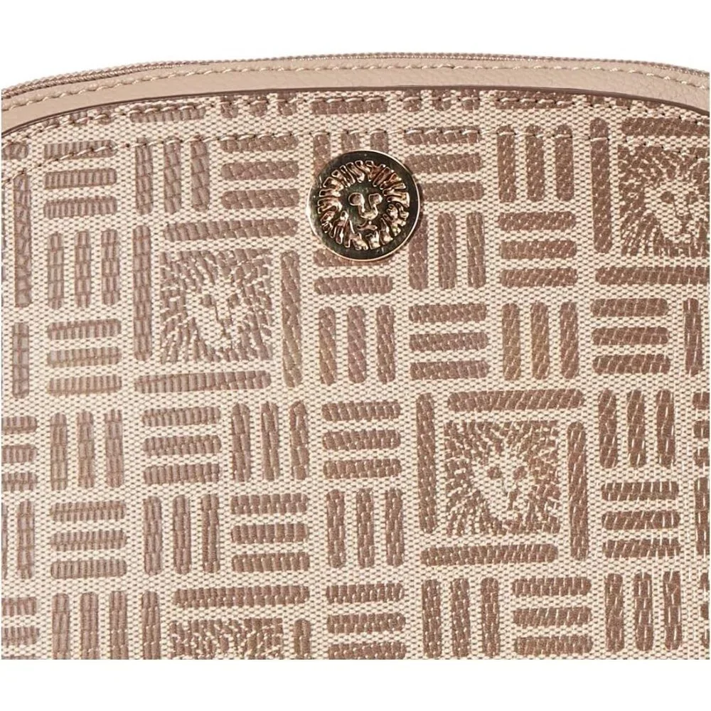 Dome Crossbody Bag Leather Cream Brown Oceana Rabbits Paw Women